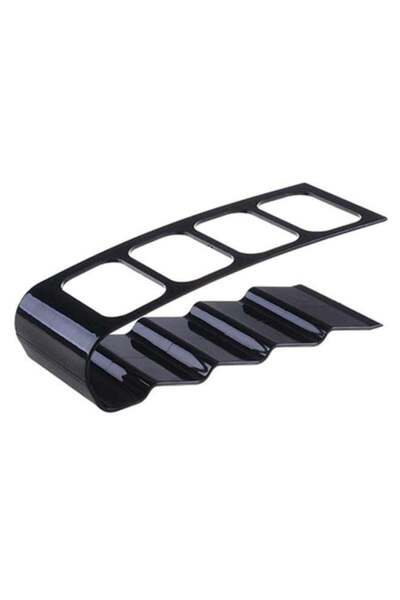Generic Modern Chic Space Saving Remote Control Organizer Black 7 x 18centimeter