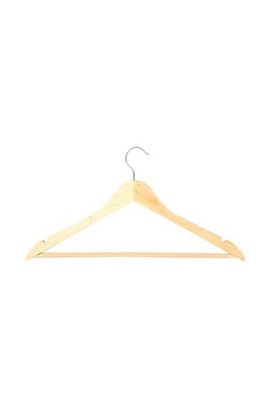 Generic Wooden Hanger Beige 22x44cm