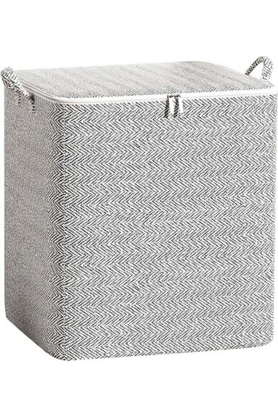 Generic Large Capacity Clothing Storage Bag with Zipper and Handles Fabric Or...
