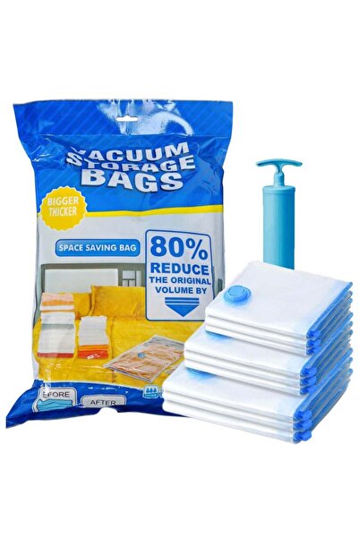 Generic 9-Pack of Vacuum Storage Bags with Travel Hand Pump, Space Saver Bags...