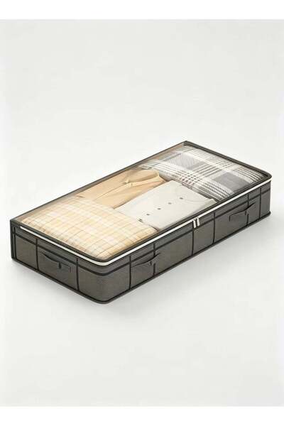 Generic Foldable Under Bed Storage Bag with Clear Window and Handles, 100 x 5...