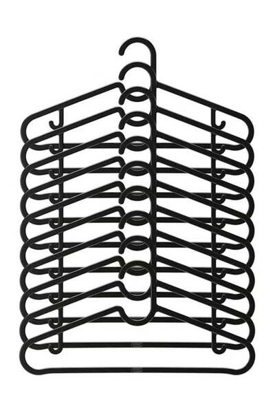 Generic 10pcs Spruttig Hanger Set Multicolour 39x4cm