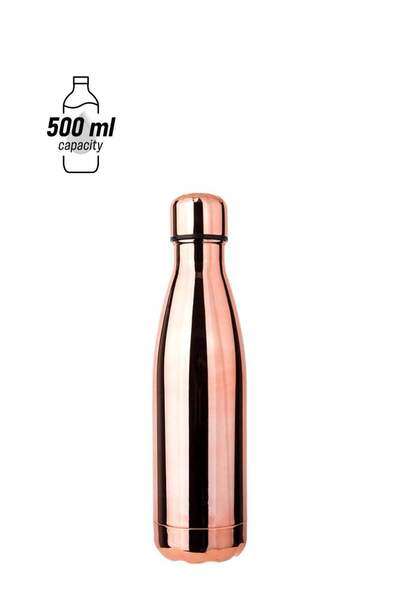 Generic Vacuum Insulated Water Bottle Copper 26.5 x 7cm