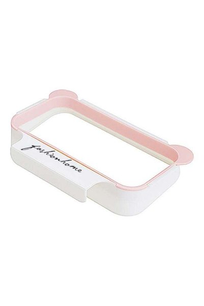 Generic Portable Garbage Bag Holder Pink 18.5x12x3.5cm