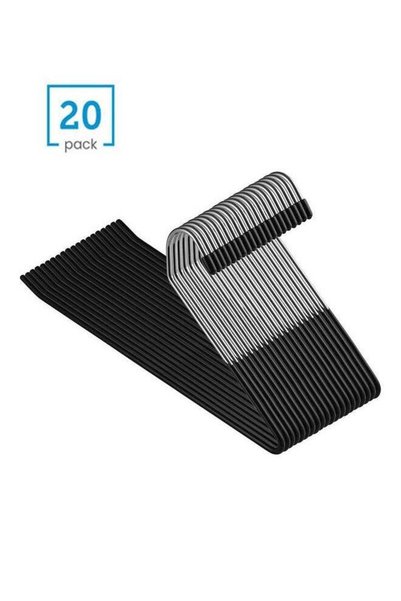 Generic 20-Piece Set Non-Slip Slack Trousers Anti-Rust Chrome Stainless Steel...