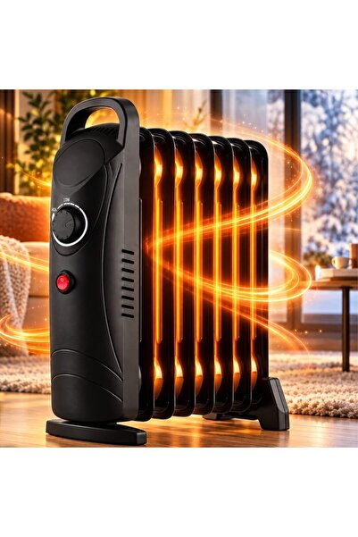 Infiniteea ™   Ηλεκτρική Θερμάστρα Λαδιού, 1000 W, 7 Στοιχεία 100×330 χιλ., Ρ...