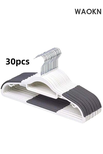 Generic 30 Pcs Clothes Hangers , Heavy Plastic Duty Durable Coat and Clothes ...