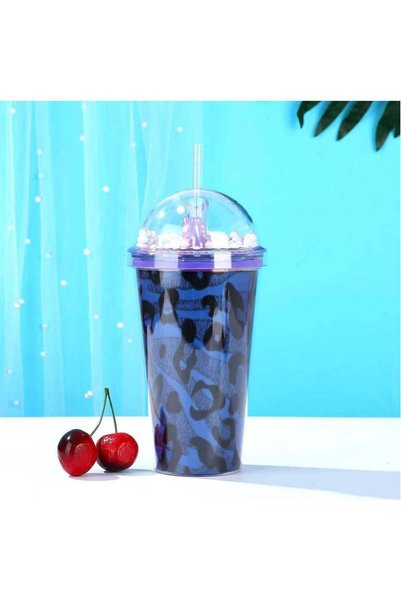 Generic Fancy Capybara foam Tumblers Durable Cute Drinking Cup with Straw, Re...
