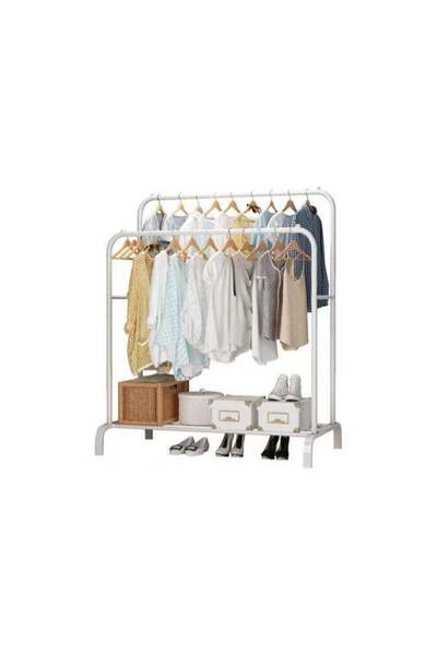 Generic Metal Clothing Garment Rack,Upgraded Length Cloth Hanger
