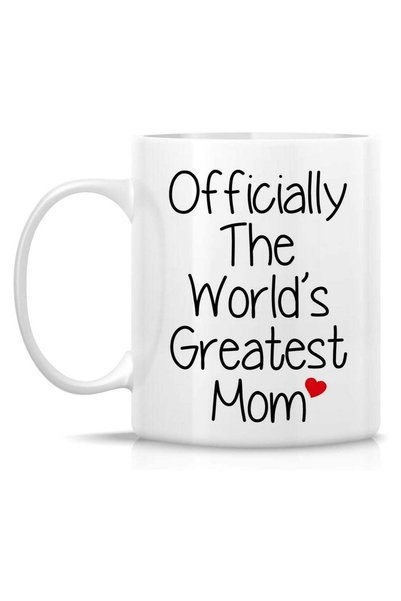 Generic Funny Mug - Officially The World's Greatest Mom 11 Oz Ceramic Coffee ...