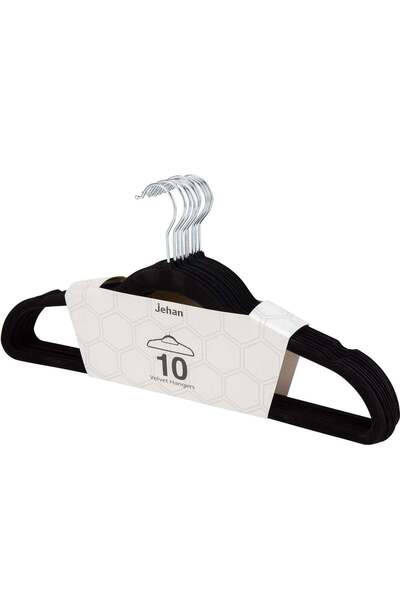 Generic Non-Slip Velvet Hangers 10 Pack, Space Saving Clothes Hanger Set with...