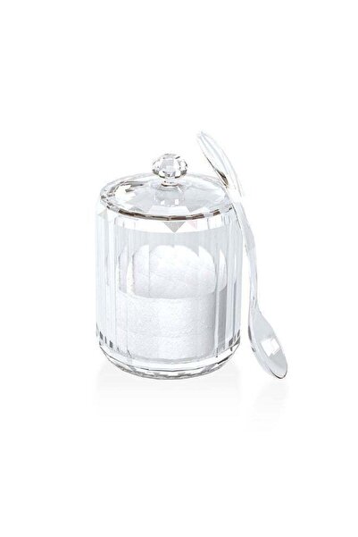 Generic Royalford 200ml Acrylic Sugar Pot- RF12764/ with Spoon, Elegant and S...