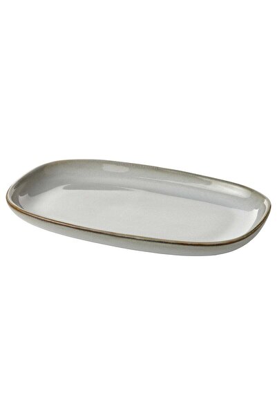 Generic Plate, grey, 20 x 13 cm