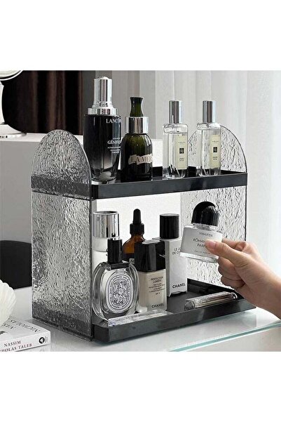 Generic Bathroom Organizer Countertop 2 Tier Cosmetic Shelf Makeup Skincare V...
