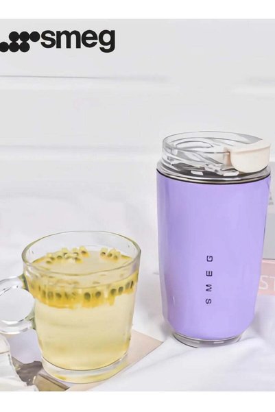 Generic Smeg Travel Coffee Mug, 320ml Insulated Beverage Cup With Leakproof L...