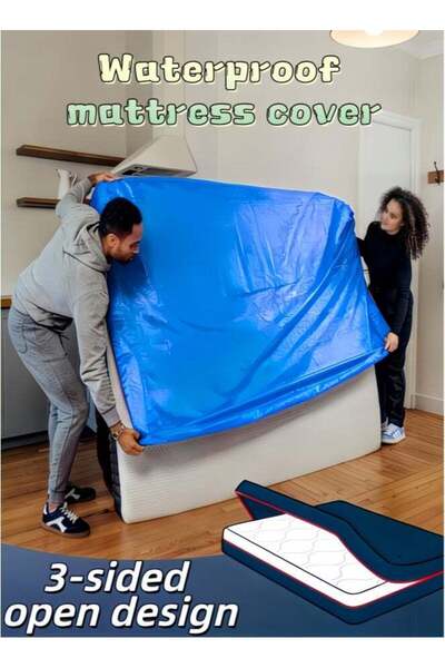 Generic Multi-Size Heavy Duty Mattress Bag for Moving and Storage, Reusable W...