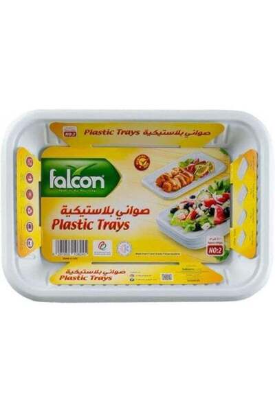Generic FALCON PACK Retail Plastic Tray, NO.2 (19.3 x13.5 x10) White NO.2cm