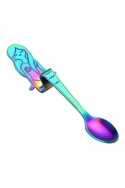Generic Mermaid Stainless Steel Teaspoon Multicolour 17.4grams