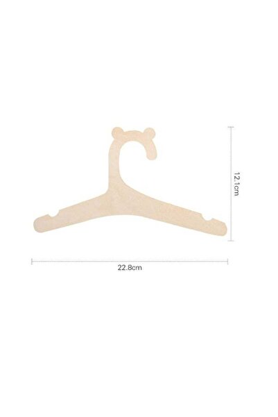 Generic 20 Pcs Kids Wooden Hangers，9'' Kids Baby Toddler Children Wooden Hang...