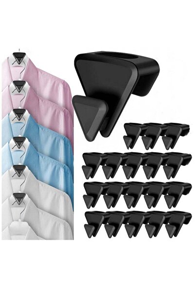 Generic 18PCS Clothes Hanger Connector Hooks Hanger Hooks for Shirts Pants Ja...