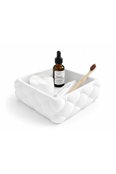 OEM Organizator Premium pentru Baie și Cosmetice, Tavă Decorativă cu Design M...