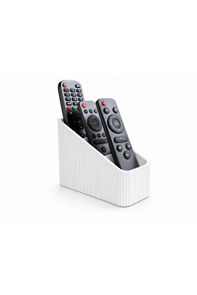 OEM Organizator telecomenzi, 3 compartimente, design modern cu dungi, pentru ...