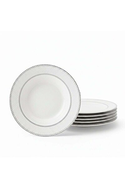 Generic Shallow JUNA New Bone China Soup Plate 22 cm – Elegant White Deep Pla...