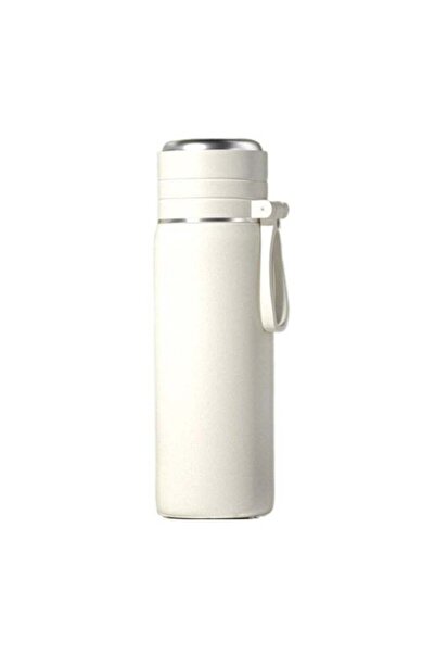 Generic 500ml Leakproof Stainless Steel Sports Water Bottle with Straw & Hand...