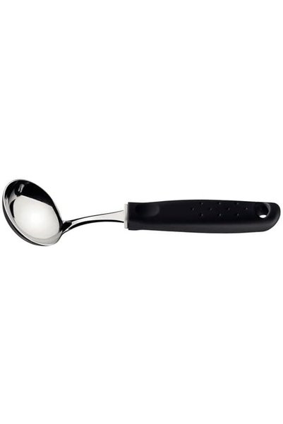 Generic Utilita Stainless Steel Sauce Ladle with Black Polypropylene Handle
