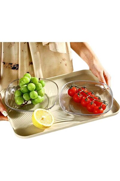 Generic Caizhi Rectangular Tray Tea Tray Household Fruit Tray Breakfast Tray ...
