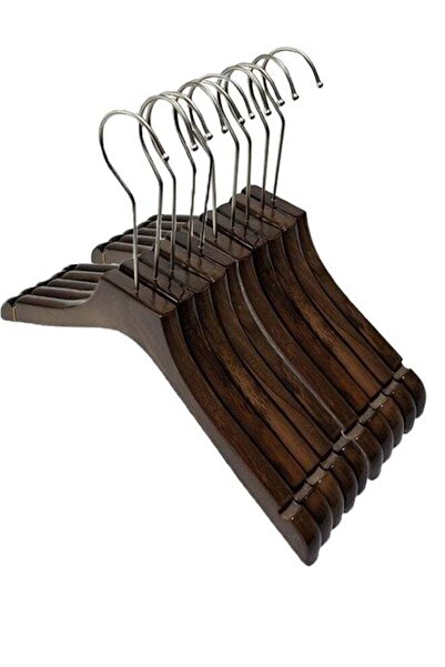 Generic Pack of 10 Non-Slip Long Swivel Wooden Hangers