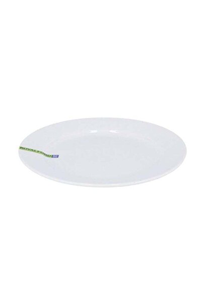 Generic Royalford 10.5 Inch Flat Magnesia Porcelain Dinner Plate | Durable, P...