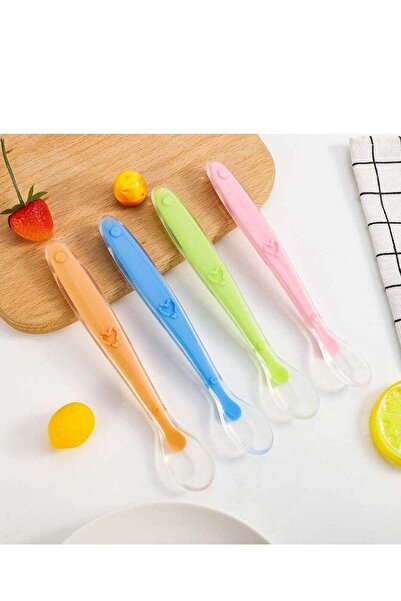 Generic Baby Spoons Silicone Infant Safety Feeding Weaning Soft BPA Free for ...