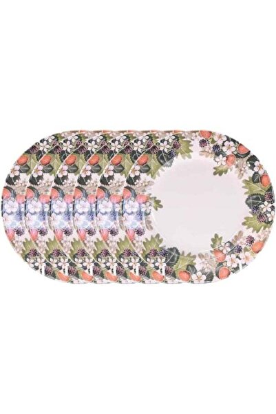 Generic Churchill Queen's, Strawberry Harvest, Salad Plate 20CM, Set of 6, Ma...