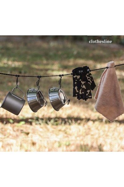 Generic 3M Bead-Lock Clothesline for Outdoor Use - Reflective, Windproof, Adj...