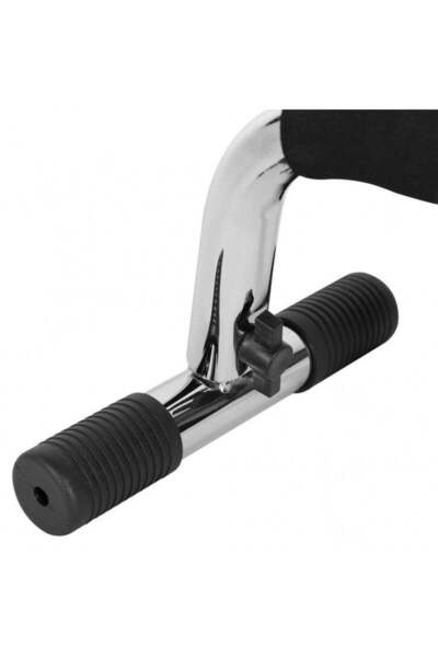 Gorilla Sports Set paralele pentru flotari, cromate