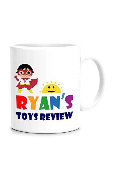 Generic Ryan Toy Review Fan Printed Mug White/Red/Blue 10cm