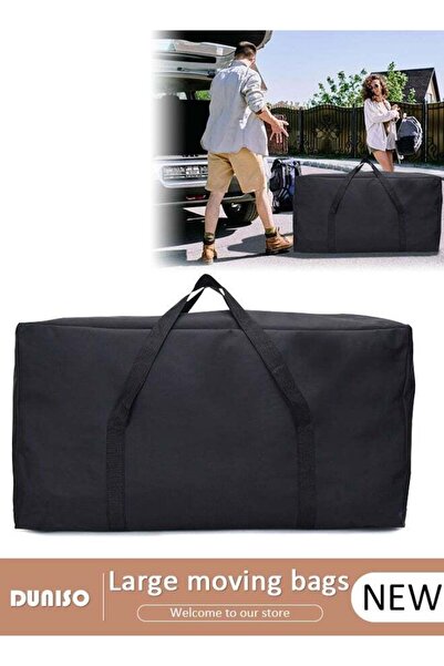 Generic Large Moving Bags, Foldable Storage Tote with Double Zippers, Storage...