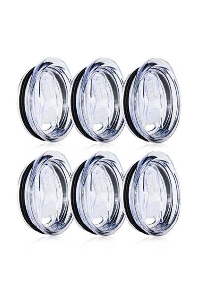 Generic 20 oz Fine Cup Replacement Lid Pack of 6, Waterproof, 2.75" Cup Mouth