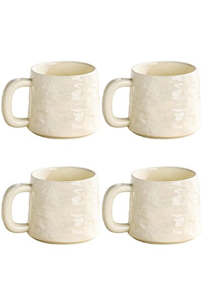 Generic Qiccijoo Ceramic Coffee Mug Set for 4,Coffee Cups 400ml/14 Ounce Mode...