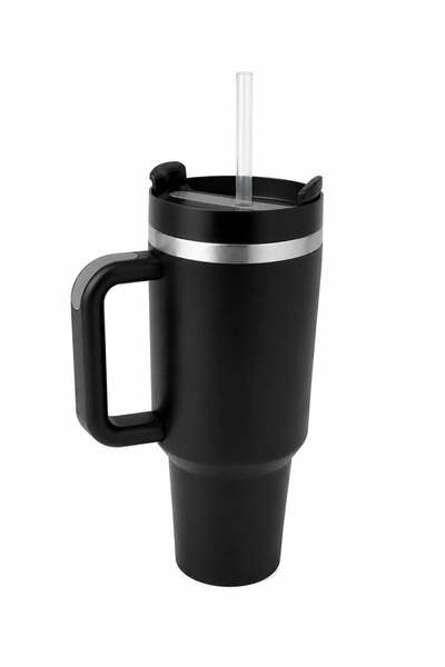 Generic Stainless Steel Vacuum Insulated Tumbler with Handle and Straw – BPA ...