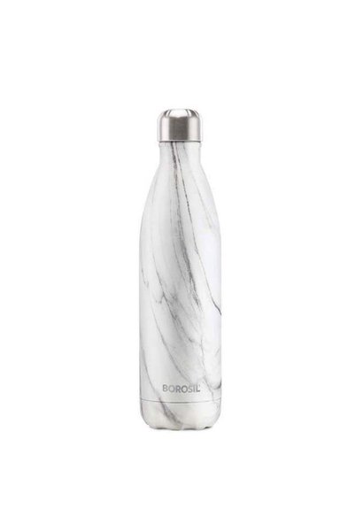 Generic Borosil Vacuum Insulated Copper Coated Inner Bolt Marble Water Bottle...
