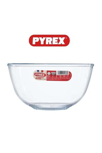 Generic Pyrex Glass Mixing Bowl 2.3L , Borosilicate Heat Resistant, Microwave...