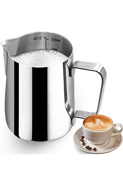 Generic Milk Frothing Pitcher, Stainless Steel Art Creamer Cup Milk Frother S...