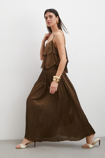 UTERPE Bead Detailed Long Skirt