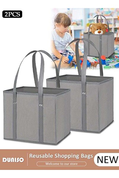Generic 2 Pack Large capacity Storage Bins, Fabric Storage Bins for Shelves, ...