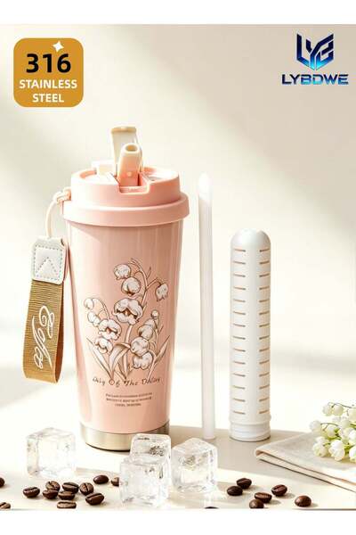 Generic LYBDWE Insulated Leakproof 316 Stainless Steel Water Bottle Tumbler, ...