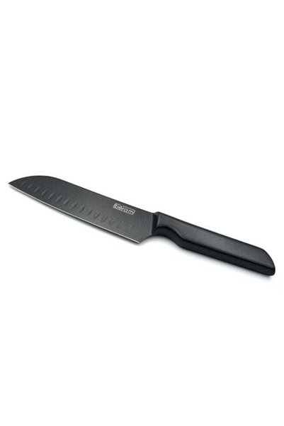 Generic BERAM 7 Inch Santoku Knife Titanium Black Coated 3CR13Stainless Steel...