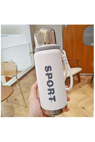 Generic Sports Water Bottle Gym Stainless Steel Portable 680ml Thermos Sport ...
