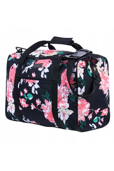 Convey Geantă de călătorie cu design floral, bagaj de mână pentru avion 40x30...